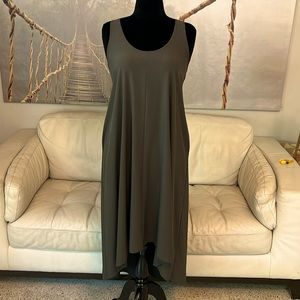 Athleta Precidio Tavel Maxi Dress Aspen Olive Med